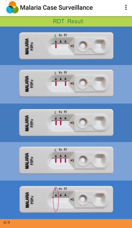 Test result mockup